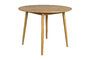 Miniatuur 100' Beige houten ronde eettafel Fabio Productfoto