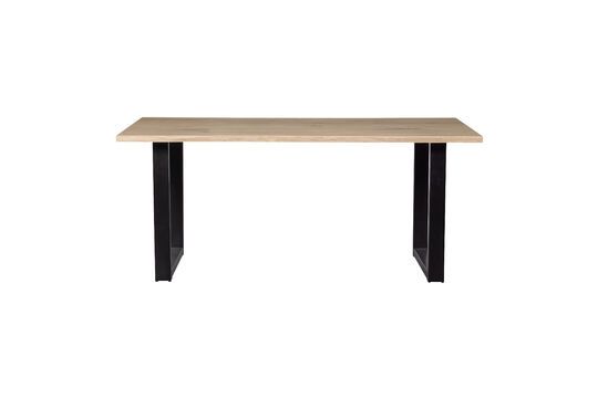 180x90 beige massief eiken tafel met U-vormige poten Tablo Productfoto