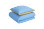 Miniatuur Aki blauw katoenen sprei 60x200cm Productfoto