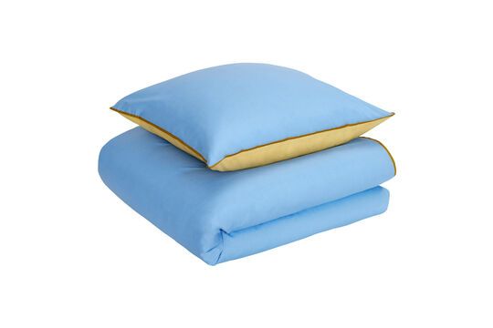 Aki blauw katoenen sprei 80x220cm Productfoto