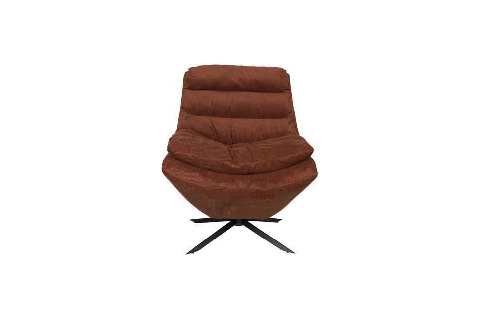 Comfort en stijl met onze rode fauteuil, perfect vanuit elke hoek.