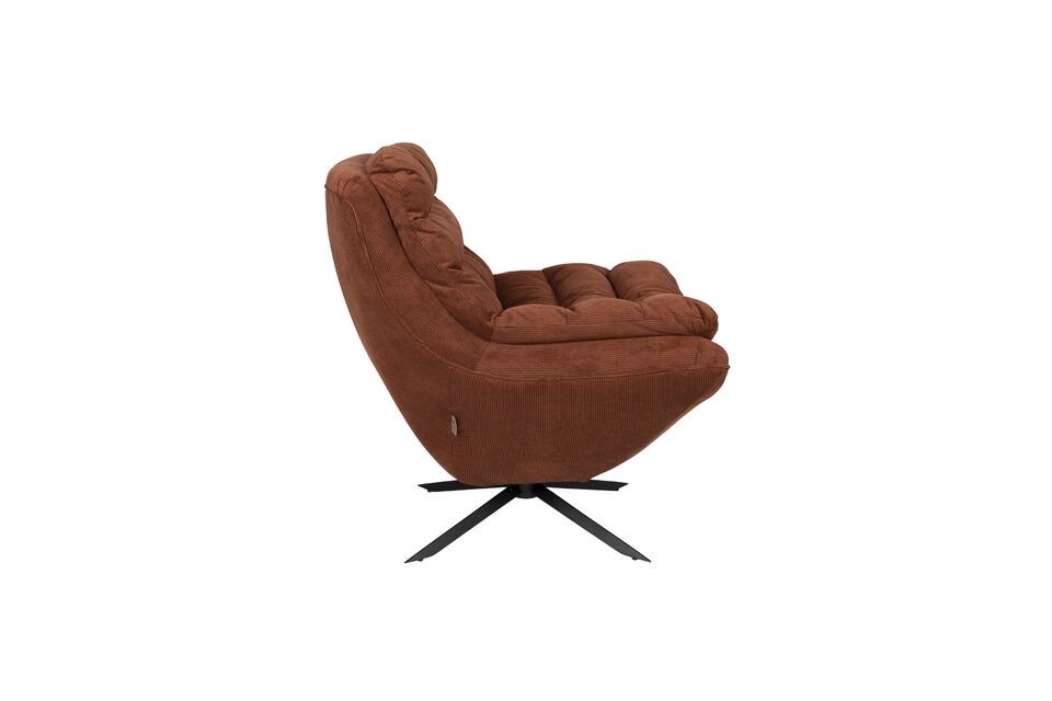 Voeg een vleugje kleur en comfort toe aan je ruimte met onze elegante fauteuil van rode stof