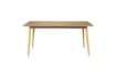 Miniatuur Beige houten eettafel 160cm Fabio 4