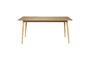 Miniatuur Beige houten eettafel 180cm Fabio Productfoto