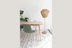 Miniatuur Beige houten eettafel 180cm Fabio 3