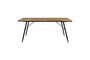 Miniatuur Beige houten eettafel 200cm Roger Productfoto