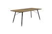 Miniatuur Beige houten eettafel 200cm Roger 6