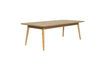 Miniatuur Beige houten salontafel Fabio 1