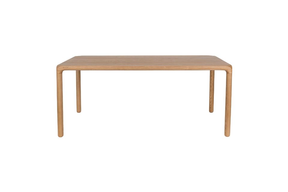 Beige houten tafel 180X90 Storm - 9