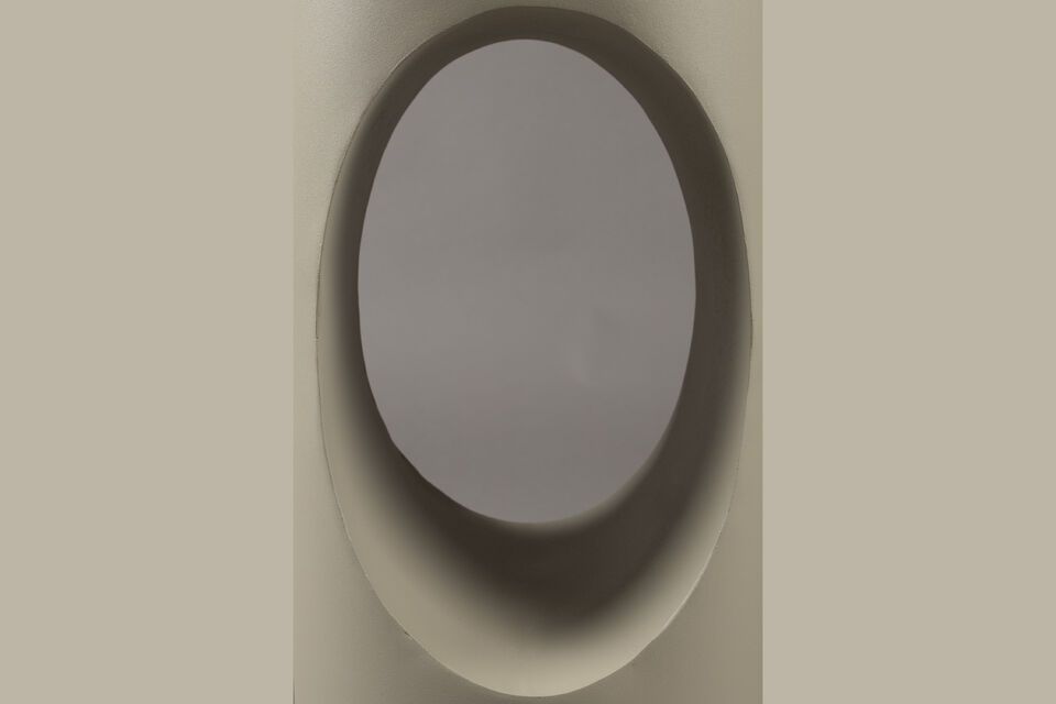 Beige ijzeren bijzettafel Sai - 4