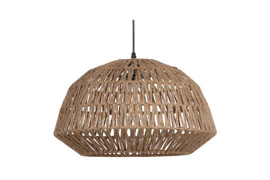 Beige jute lamp Kace