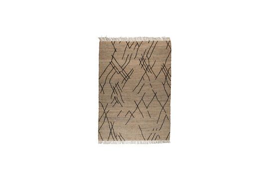 Beige jute vloerkleed 170x240 cm Ishank Productfoto