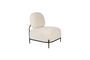 Miniatuur Beige kunststof fauteuil Polly Productfoto