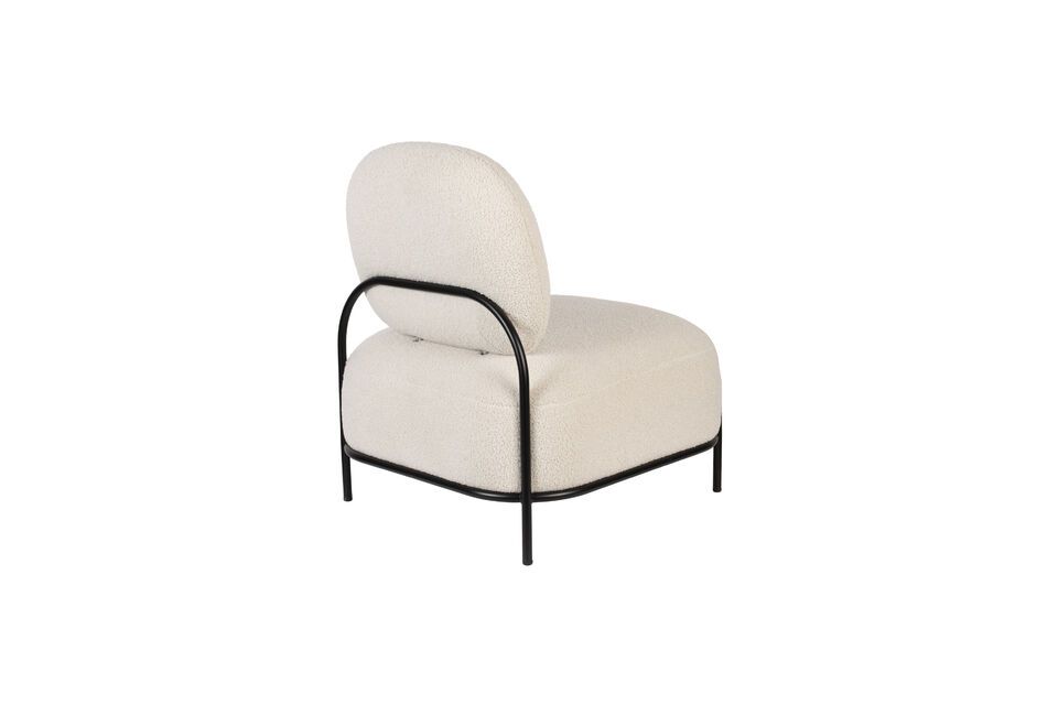 Beige kunststof fauteuil Polly - 8