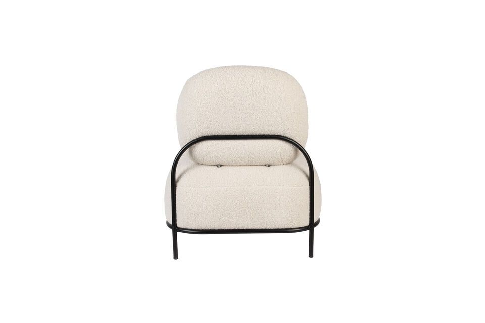 Beige kunststof fauteuil Polly - 9