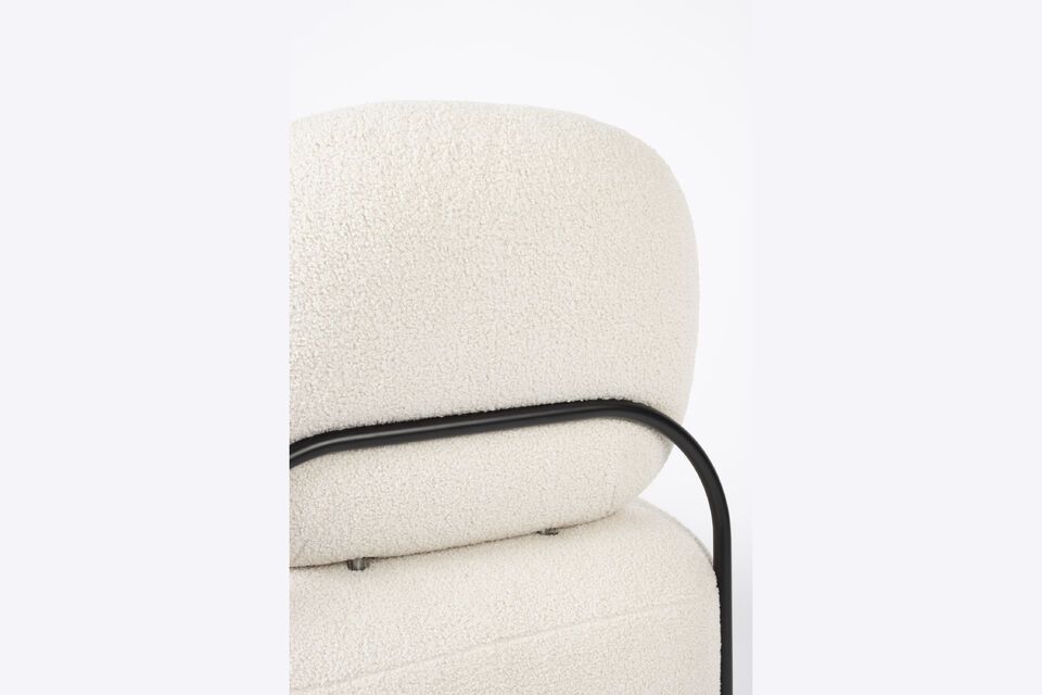 Beige kunststof fauteuil Polly - 11