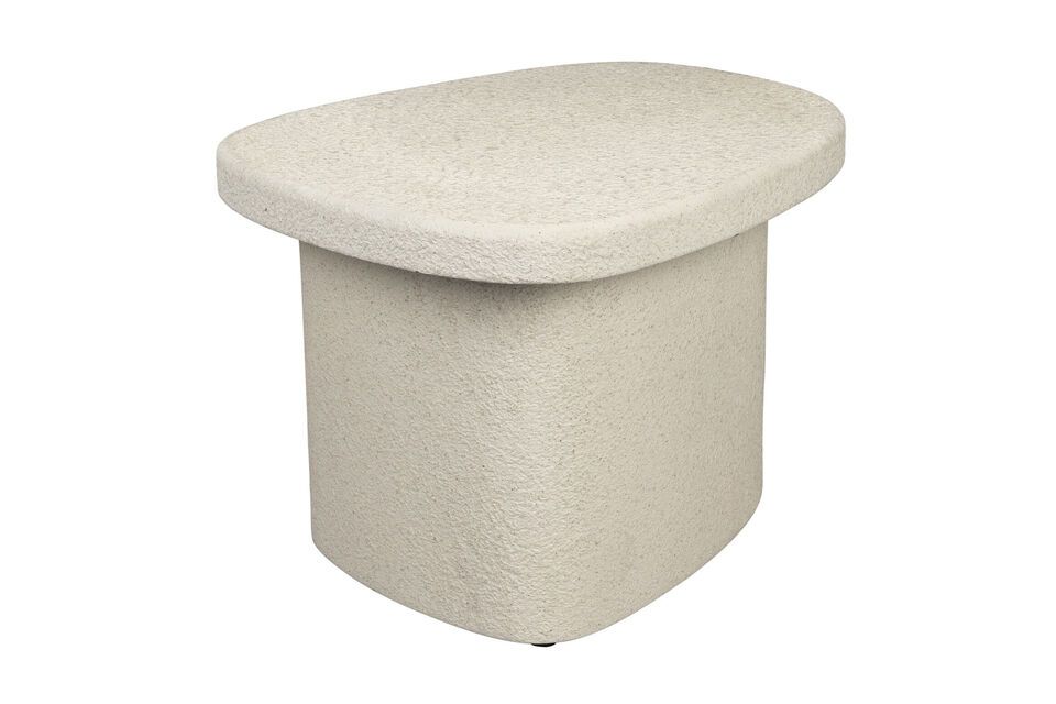 De zachte beige kleur versterkt deze uitnodigende sfeer