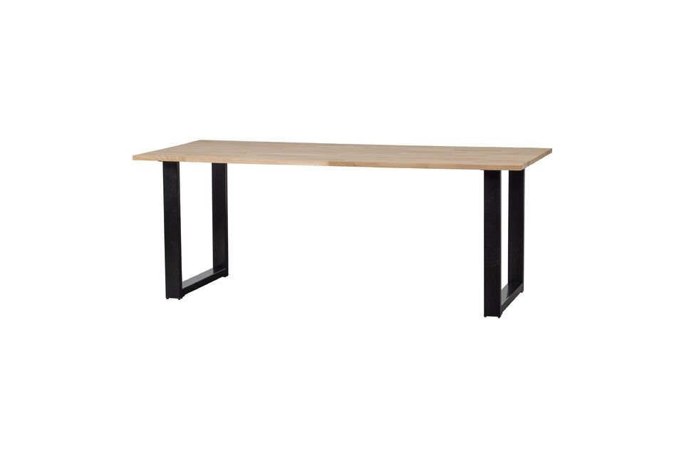 Geef uw eetkamer een modern tintje met deze eiken tafel