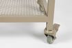 Miniatuur Beige metalen plank op wielen Botan 9