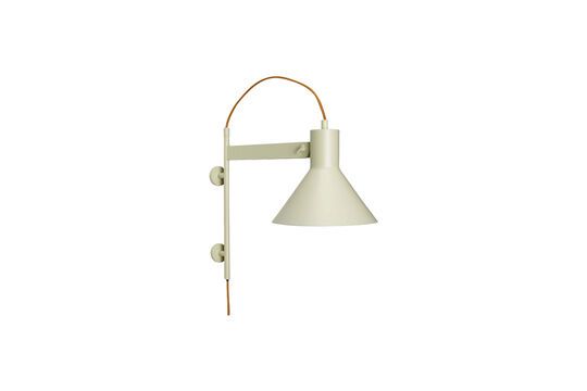 Beige metalen wandlamp Studio Productfoto