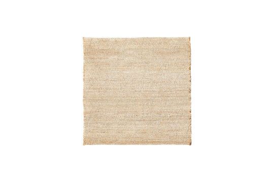 Beige natuurvezeltapijt 180x180 cm Mara Productfoto