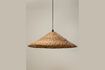 Miniatuur Beige rotan hanglamp Chapeau 2