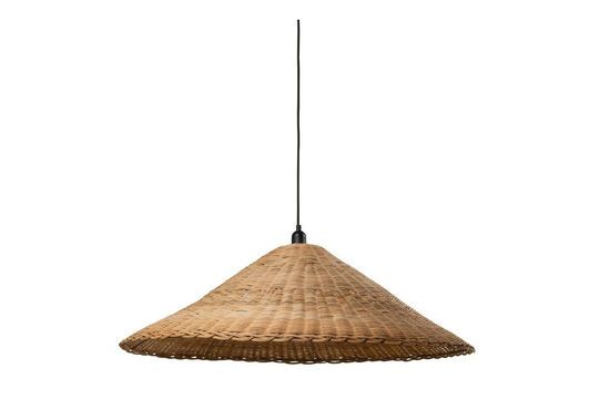 Beige rotan hanglamp Chapeau Productfoto