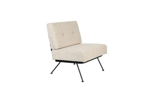 Beige stoffen fauteuil Bowie Productfoto