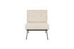 Miniatuur Beige stoffen fauteuil Bowie 6