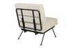 Miniatuur Beige stoffen fauteuil Bowie 8