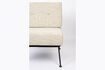 Miniatuur Beige stoffen fauteuil Bowie 10