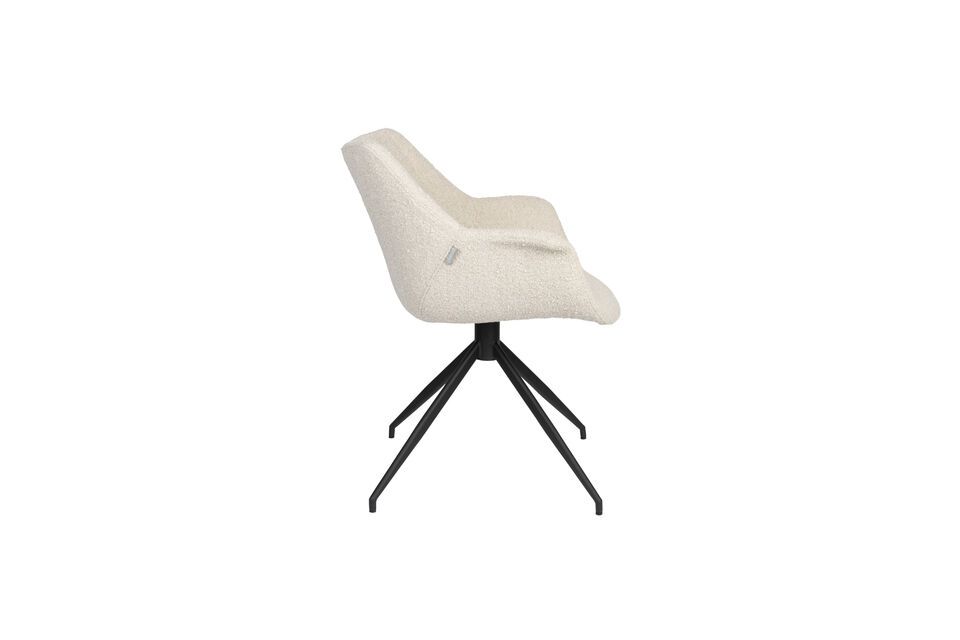 Beige stoffen fauteuil Doulton - 4