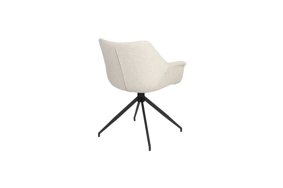 Beige stoffen fauteuil Doulton - 5