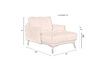 Miniatuur Beige stoffen fauteuil Harper 9