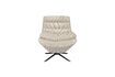 Miniatuur Beige stoffen fauteuil Vince 3