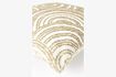 Miniatuur Beige stoffen kussen Rings 7