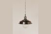 Miniatuur Bistro zilver messing hanglamp 2