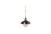 Miniatuur Bistro zilver messing hanglamp 1