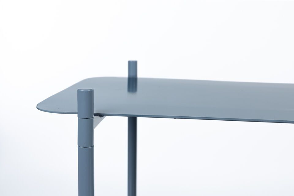 Blauw ijzeren console River - 1