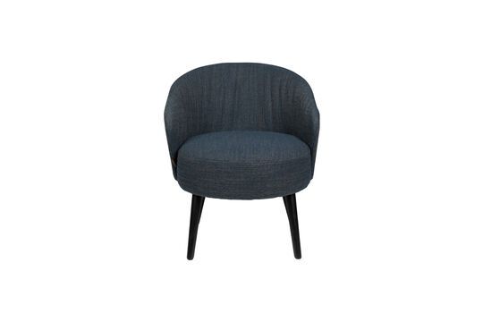 Blauwe stoffen fauteuil Waldo Productfoto