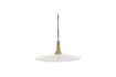 Miniatuur Brampton ronde wit metalen hanglamp 2