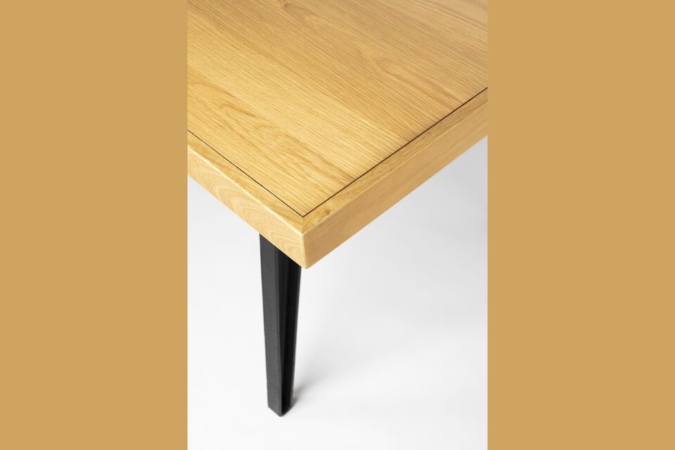 Bruin houten eettafel 180cm Harvest - 4