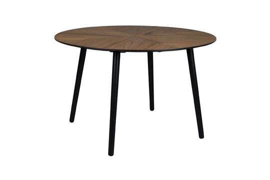 Bruine houten ronde eettafel Clover Productfoto