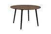 Miniatuur Bruine houten ronde eettafel Clover 1