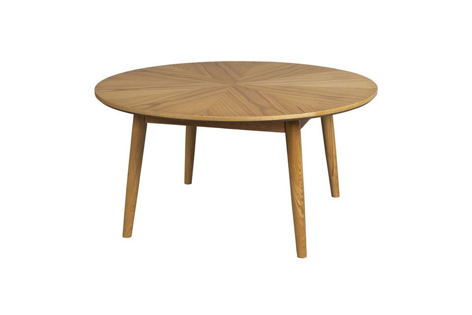 Bruine houten salontafel Fabio White Label