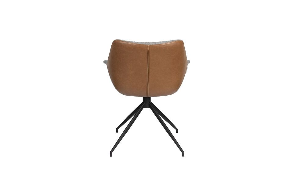 Bruine stoffen fauteuil Doulton - 7