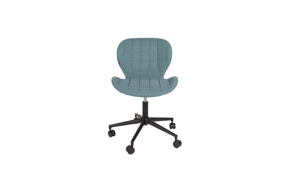 duif werkzaamheid breed Bureaustoel OMG zwart en blauw Zuiver - 76cm | Maison en Vogue