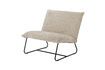 Miniatuur Cape beige gerecycled plastic loungestoel 5