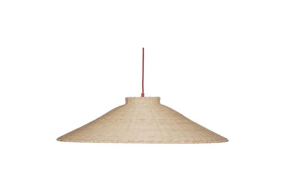 De Chand light rotan hanglamp brengt een vleugje natuurlijkheid en luchtige elegantie in je