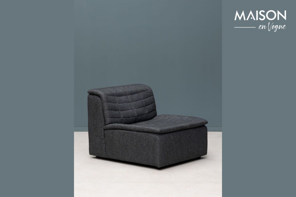 Kies voor elegantie en comfort met de Clide Grey Fabric fauteuil